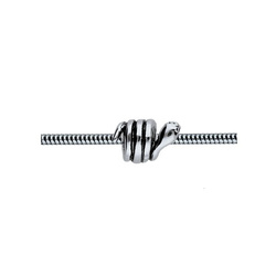 Srebrny beads - koralik modułowy WĄŻ ŻMIJA pr. 925