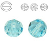 5000 MM 6 Swarovski Beads AQUAMARINE
