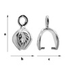 KK-01 Krawatka do Swarovskiego Srebro 925
